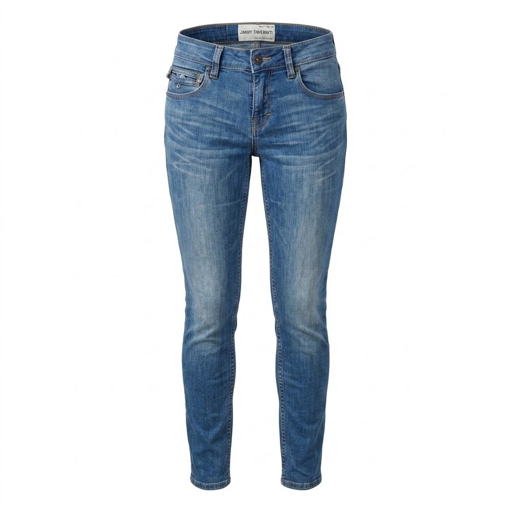 Jimmy Taverniti Air Blue Stretch Skinny Leg Jeans Women See Measurements